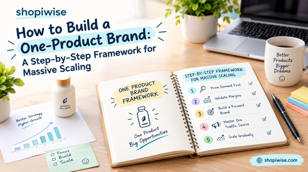 One-Product Brand Scaling Framework and Step-by-Step Guide for Massive Growth