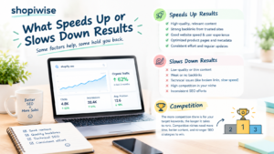How Competition Speeds Up or Slows Down Shopify SEO Results