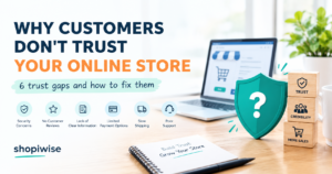 why customer don't trust online store